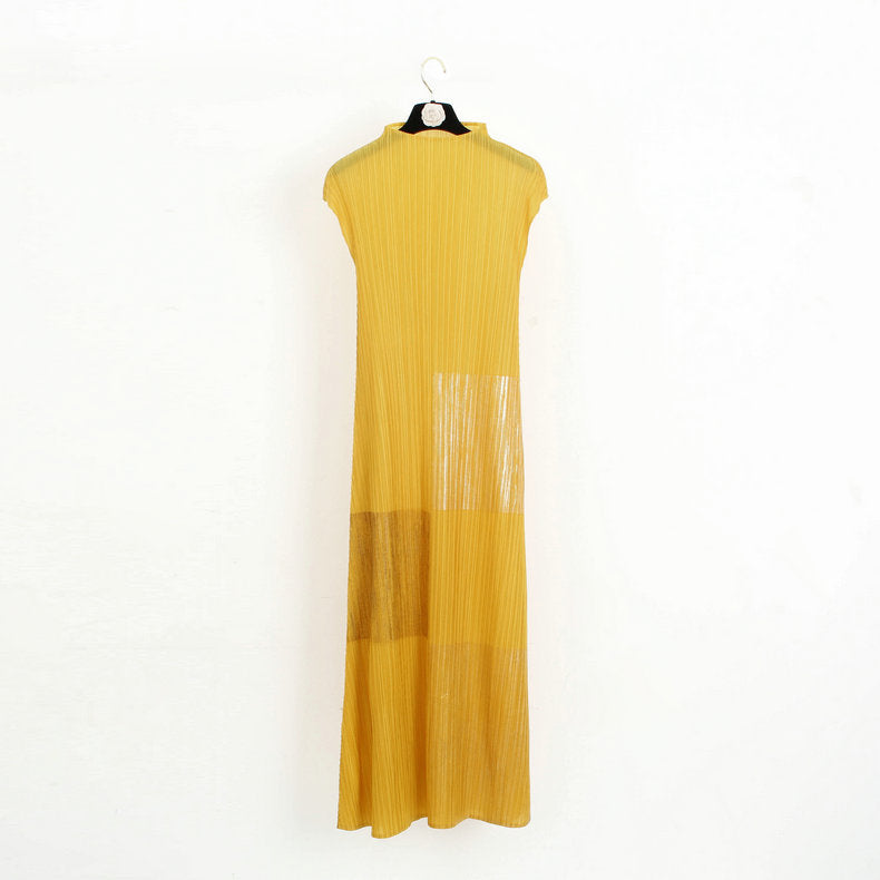Dress Popular Pleated Dress Classic Style Long Hand-Painted Dress Women