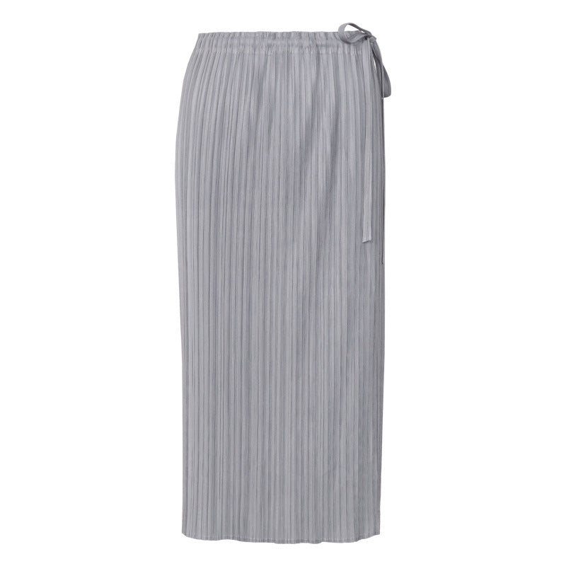 Comfortable Casual Pants Women's Casual Straight Skirt Pp Lace-up Culottes Women