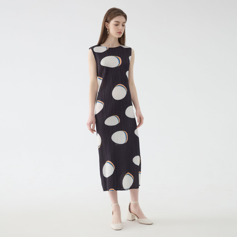 Fudou Series Sleeveless Dress Women's Mid-Length Simple Slim Straight Bottoming Skirt