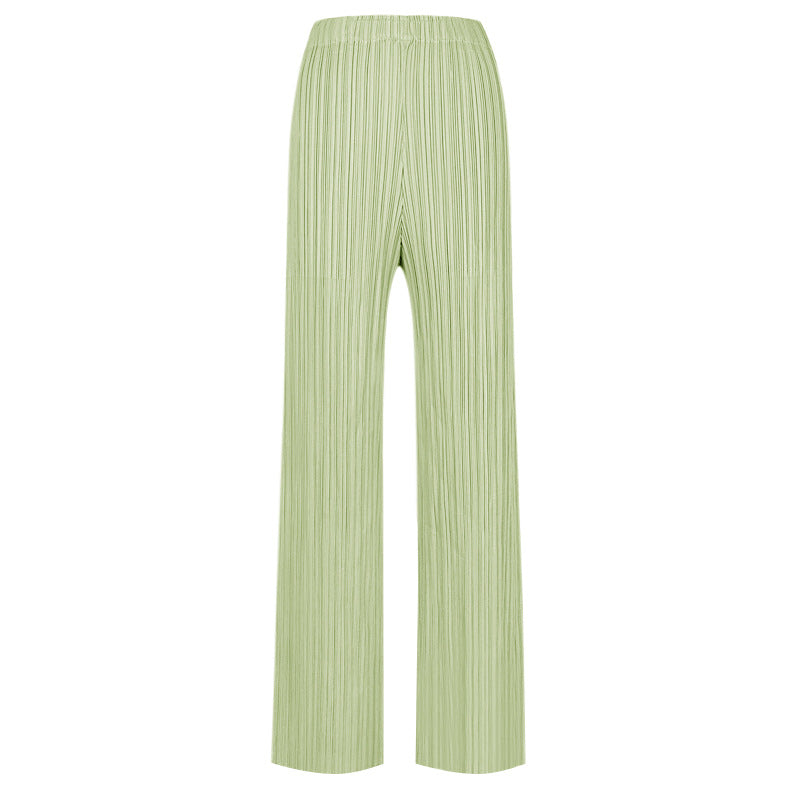 Classic Contraction Trouser Women's Loose and Comfortable Straight-Leg Pants Casual Pants Women's Trousers Women's 9 Colors