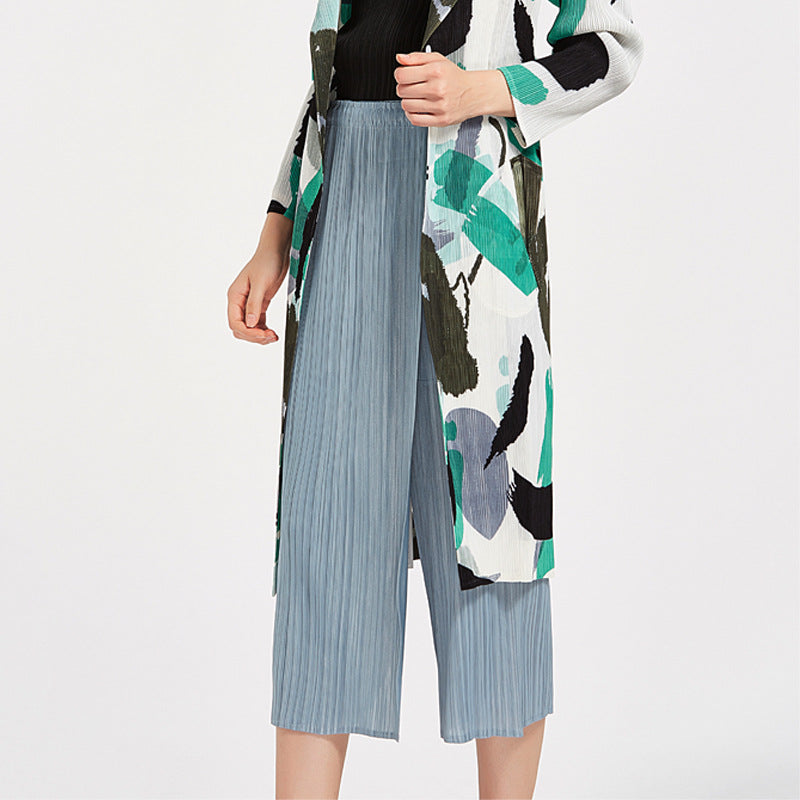 Comfortable Casual Pants Women's Casual Straight Skirt Pp Lace-up Culottes Women