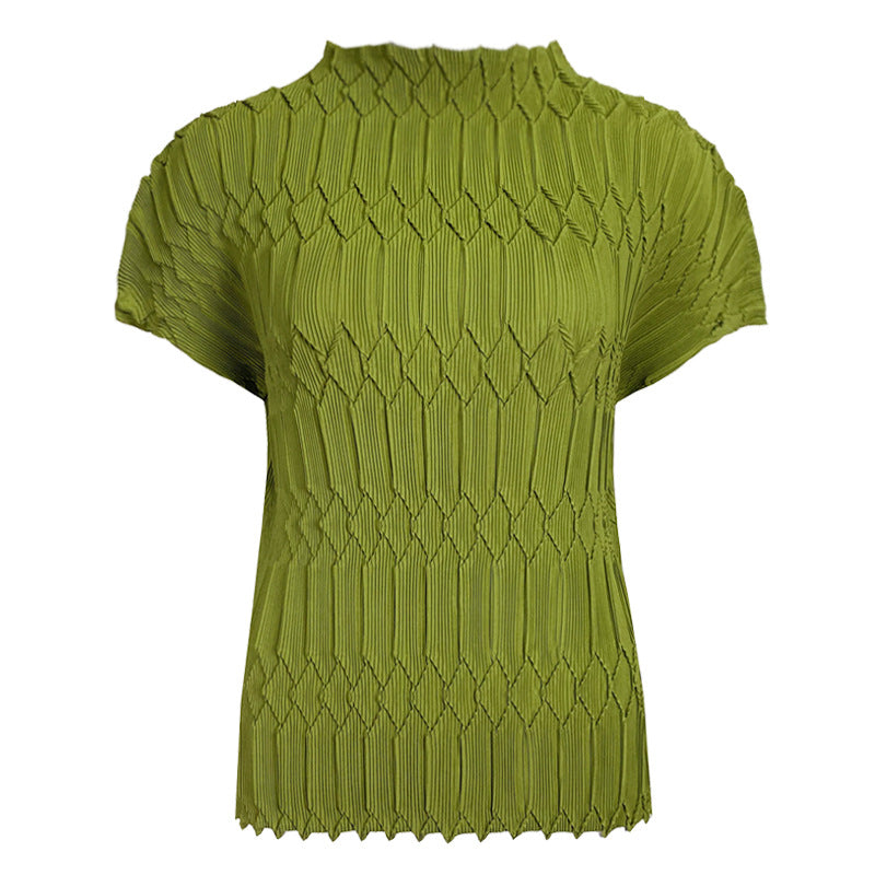 Comfort and Casual Bottoming Shirt for Women Fashionable T-shirt Short-Sleeved Top for Women