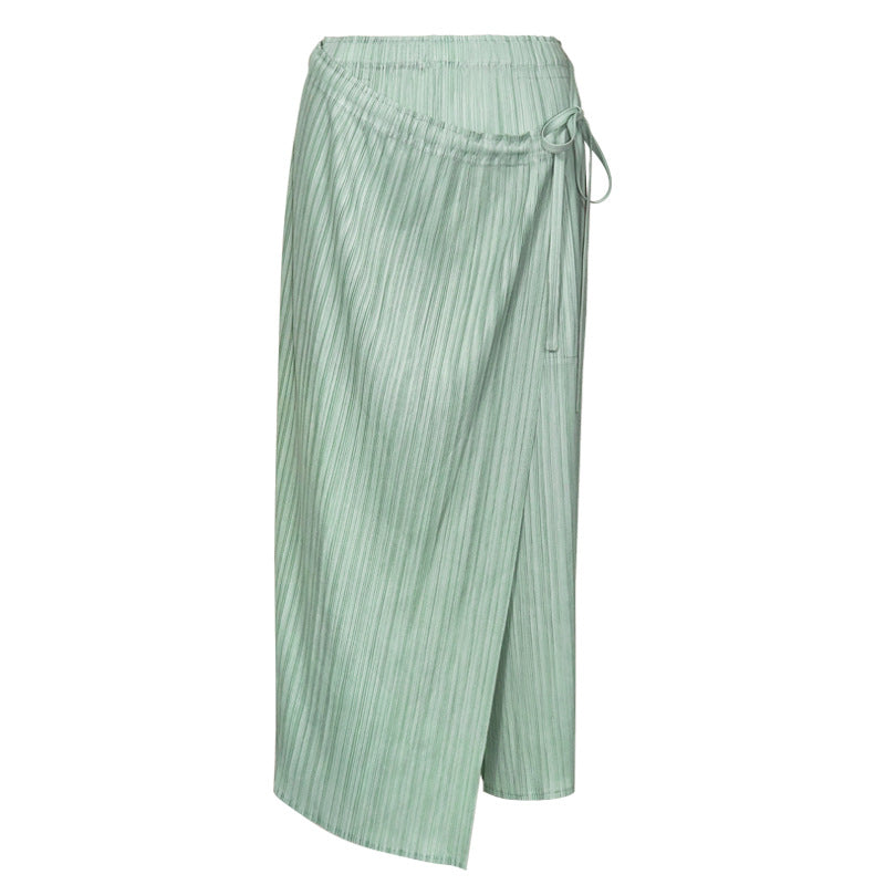 Comfortable Casual Pants Women's Casual Straight Skirt Pp Lace-up Culottes Women