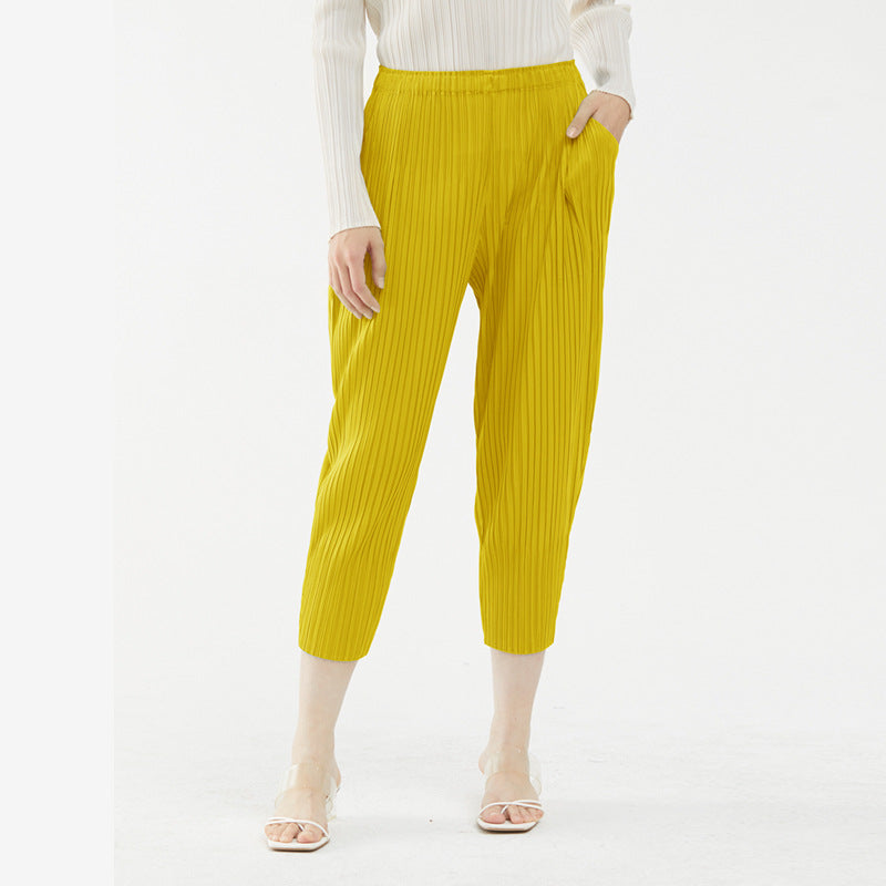 Simple Casual Pants Draping Women's Simple and Breathable Casual Pants Women's Pants plus Size Harem Pants