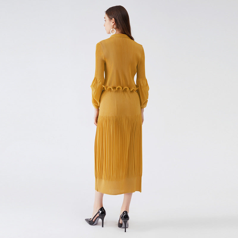 New Classic Style Hot Skirt Waist Lady Top Suit Women