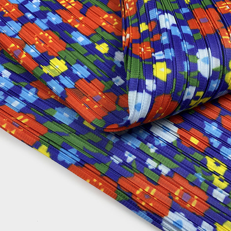 Comfort and Casual Straight-Leg Pants Women's Personality Street Hipster Small Floral Waist Casual Pants Women