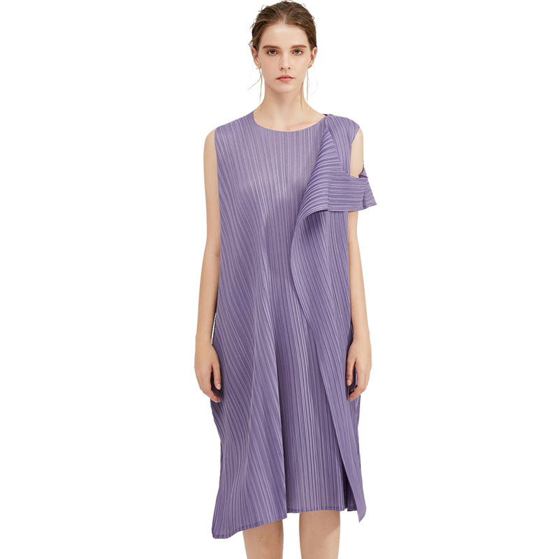 Irregular Skirt Dress Women's Summer Sense Slim Fit Bottoming Skirt