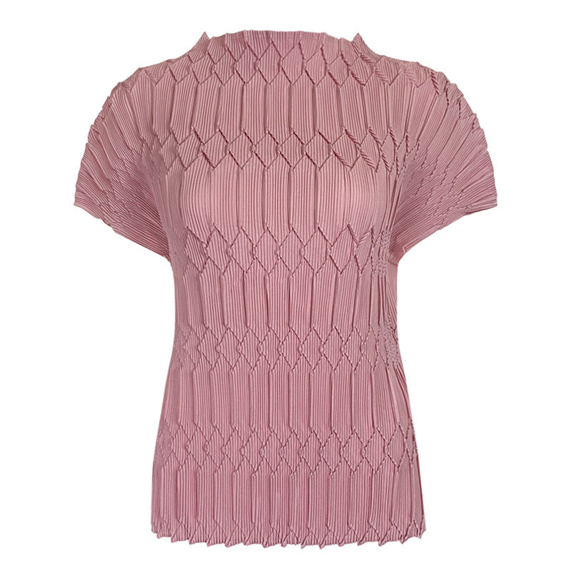 Comfort and Casual Bottoming Shirt for Women Fashionable T-shirt Short-Sleeved Top for Women