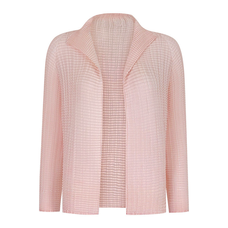 Comfortable Long Sleeve Shirt Non-Ironing Shirt Design Sense Niche Top Coat for Women