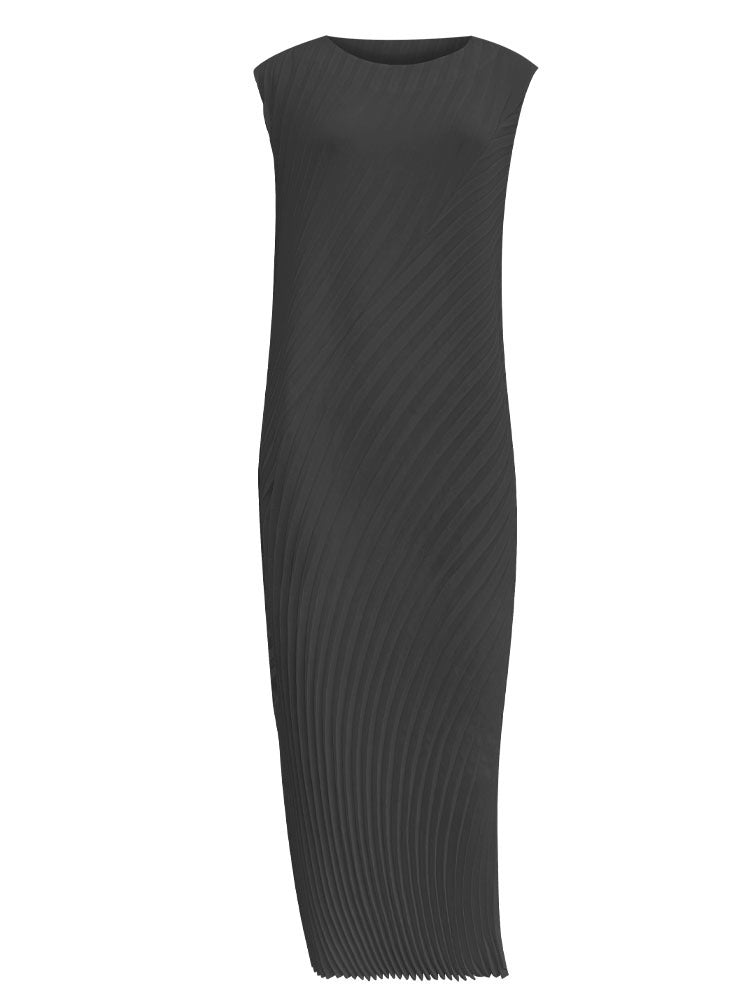 Irregular Dress Women's French Style Slim Fit Inner Wear Sleeveless Dress