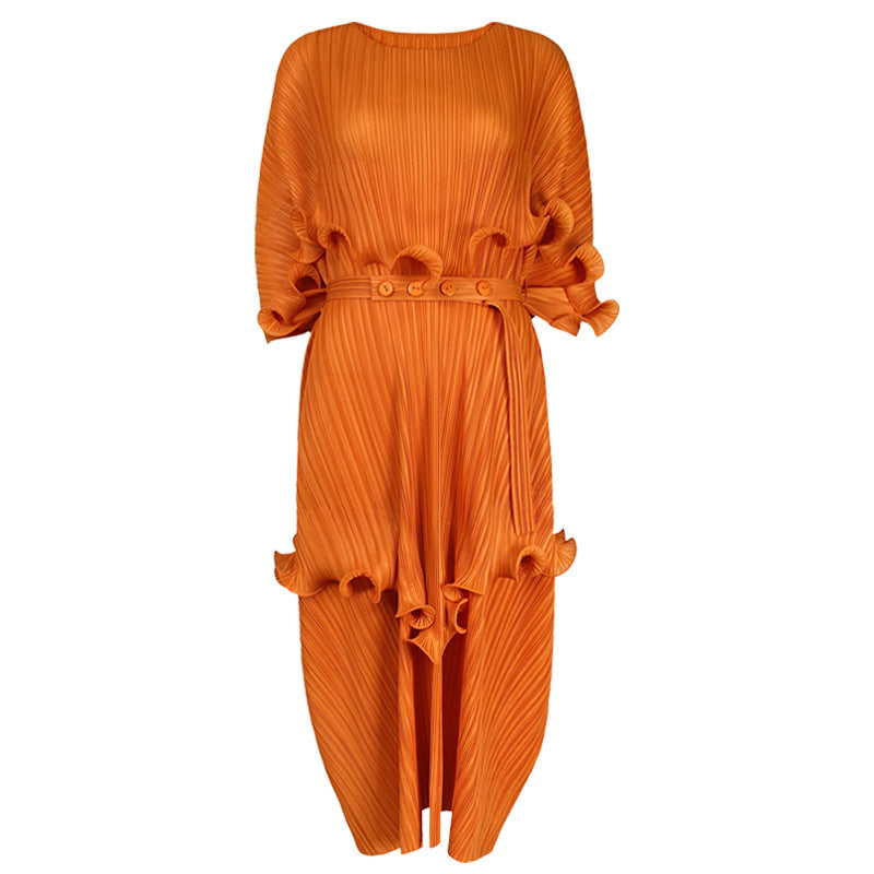 Design Sense Dress Female Waist-Slimming Dress