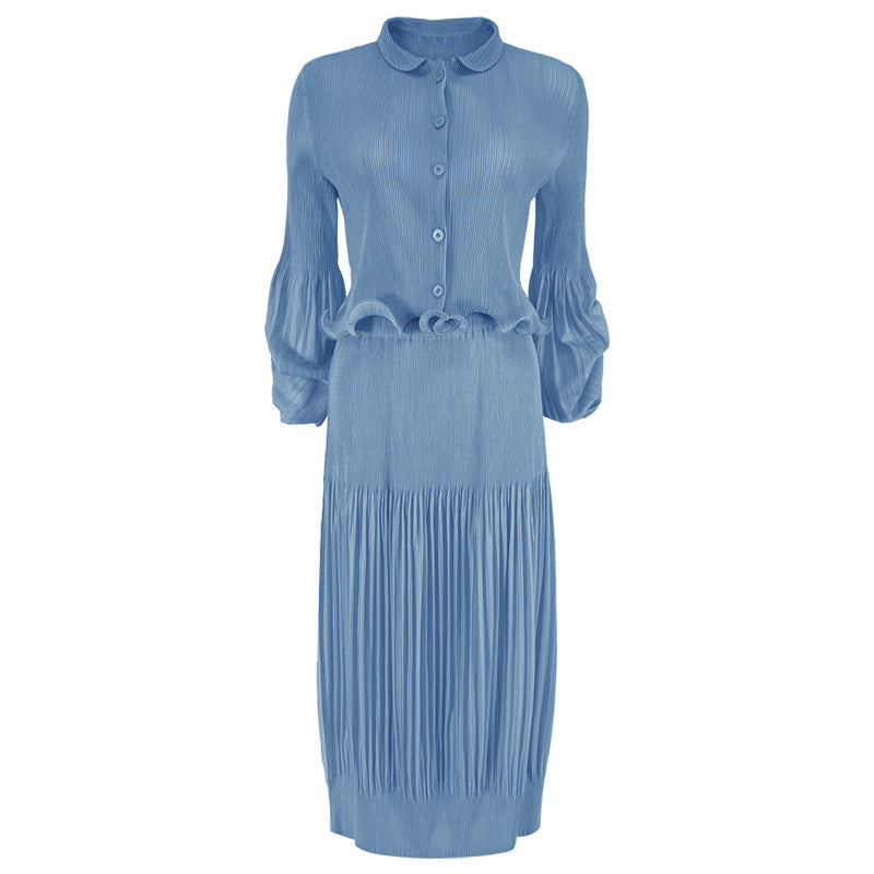 New Classic Style Hot Skirt Waist Lady Top Suit Women