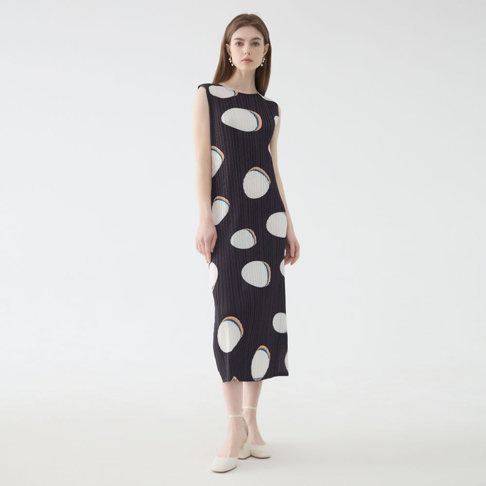 Fudou Series Sleeveless Dress Women's Mid-Length Simple Slim Straight Bottoming Skirt