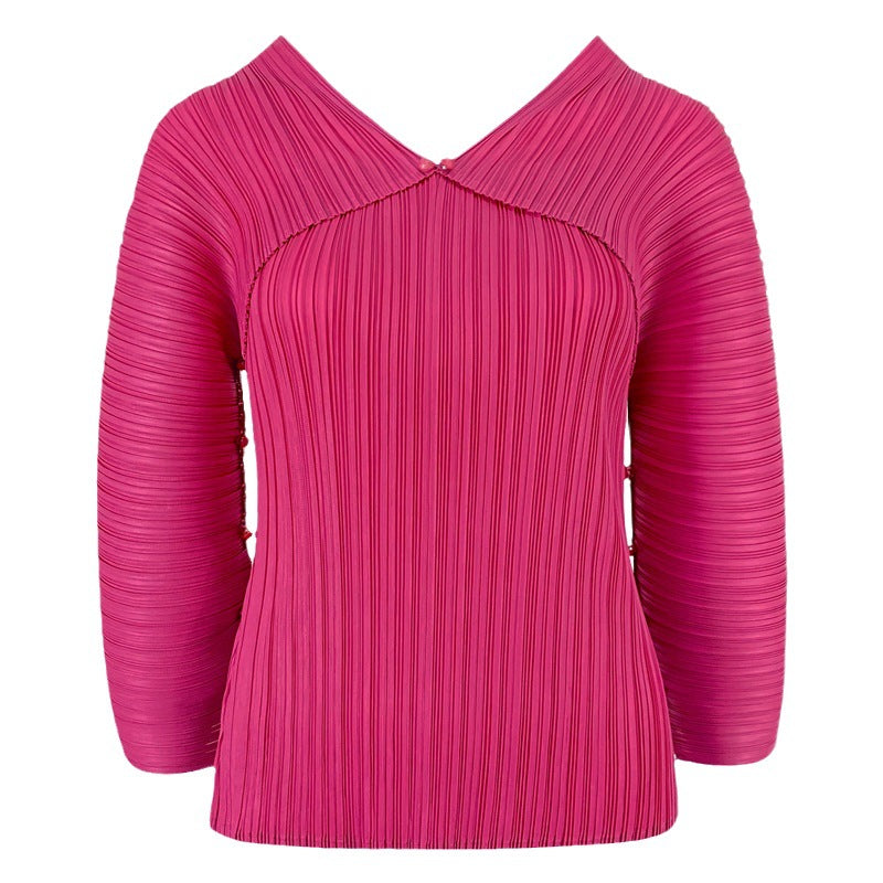 Long-Sleeved T-shirt Women's Slim Split Top Hollow Bottoming Shirt Women's Clothing