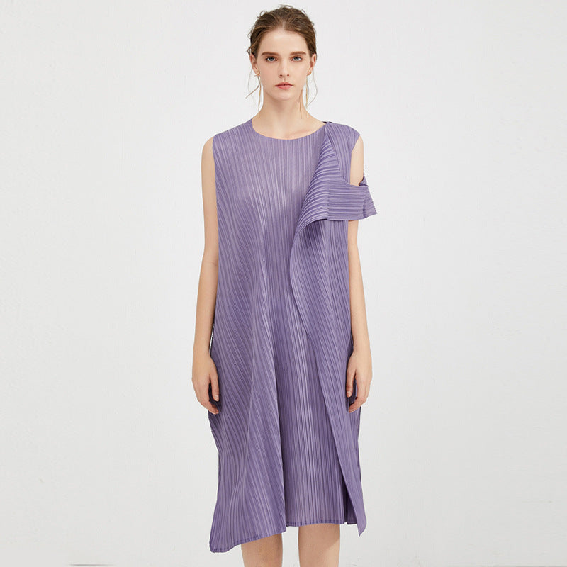 Irregular Skirt Dress Women's Summer Sense Slim Fit Bottoming Skirt