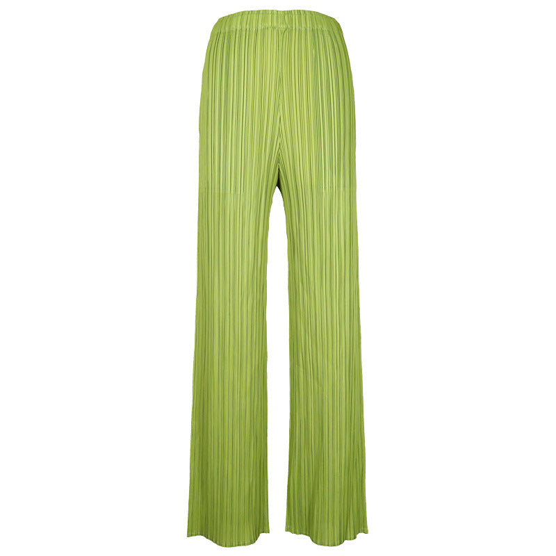 Classic Contraction Trouser Women's Loose and Comfortable Straight-Leg Pants Casual Pants Women's Trousers Women's 9 Colors