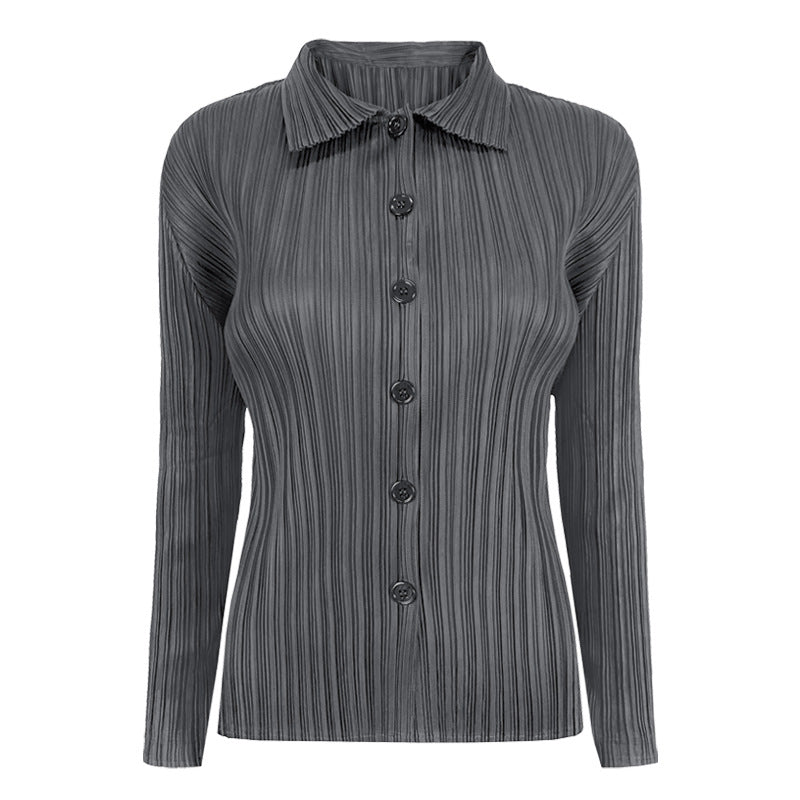 Shirt Women's Design Sense Basic Style Shirt Women's Simple All-Match Tops Coat