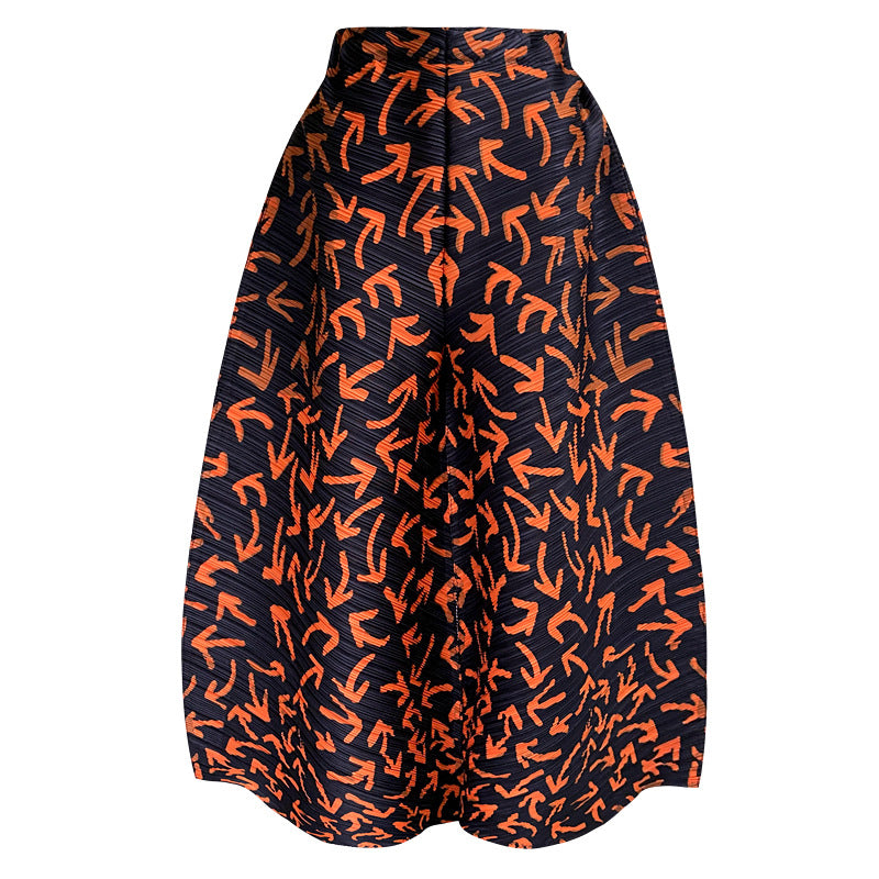 Arrow Suit Women Sleeveless Thin Top Loose Wide Leg Pants Two-Piece Suit Women