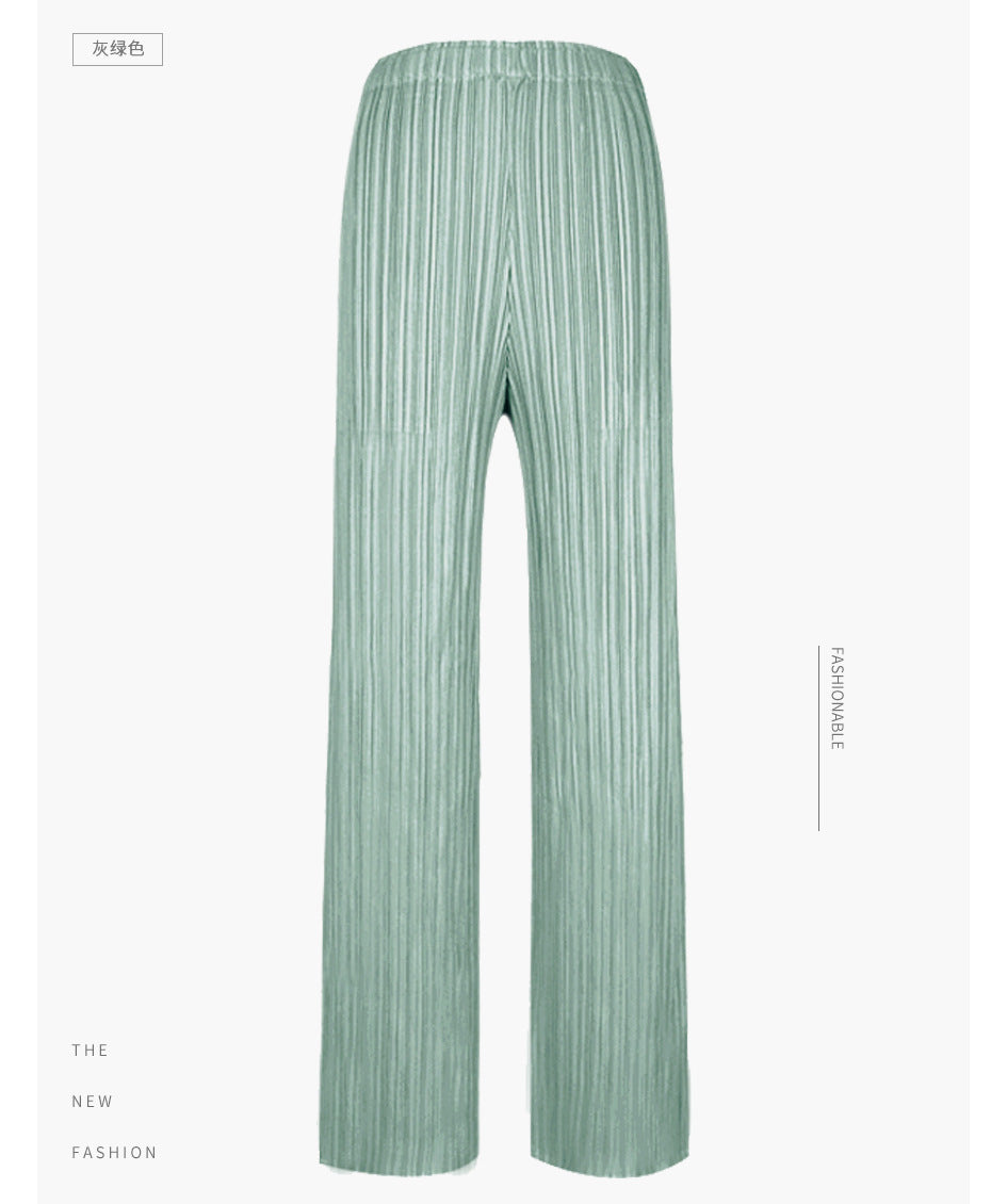 All-Matching Casual Pants Women's Simple Loose Comfortable Stretch Casual Pants Trousers Straight Pants