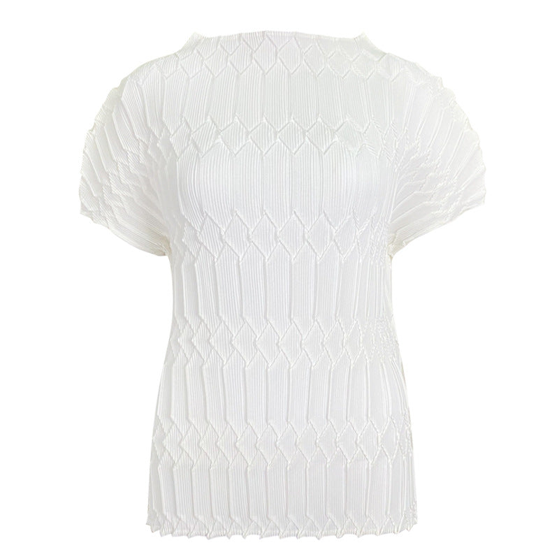 Comfort and Casual Bottoming Shirt for Women Fashionable T-shirt Short-Sleeved Top for Women