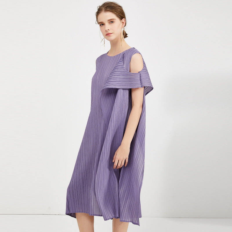 Irregular Skirt Dress Women's Summer Sense Slim Fit Bottoming Skirt