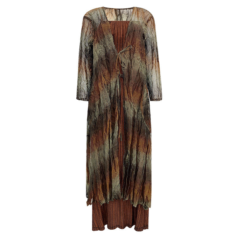 Classic Style Dress Winter Women's Design Long Sleeve Slim Fit Two-Piece Suit