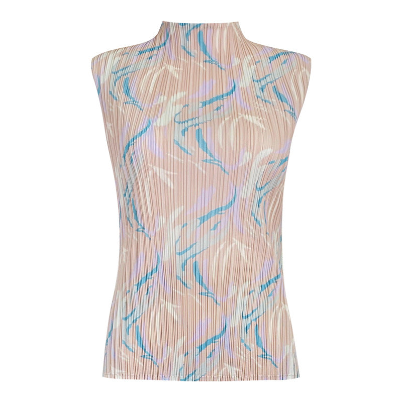 Classic Style Casual Printing Suit Slimming Top and Skirt Coat for Women