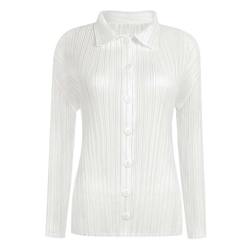 Shirt Women's Design Sense Basic Style Shirt Women's Simple All-Match Tops Coat