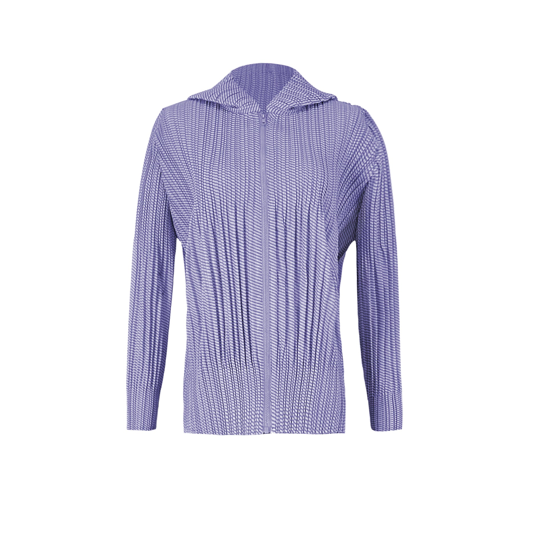 Casual Pleated Loose Striped Jacket Harem Pants Two-Piece Set