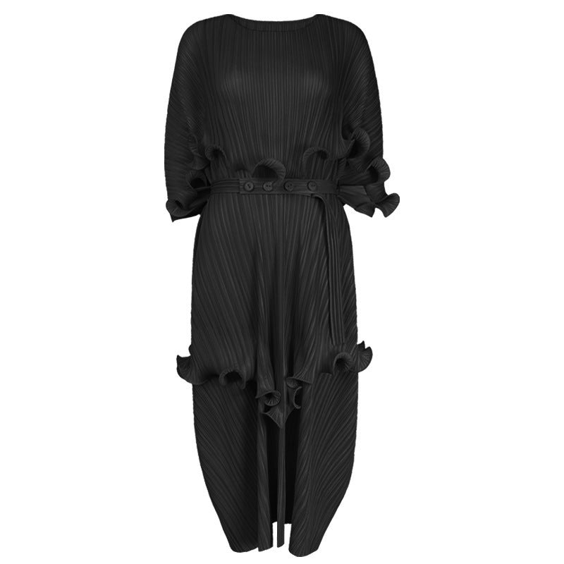 Design Sense Dress Female Waist-Slimming Dress