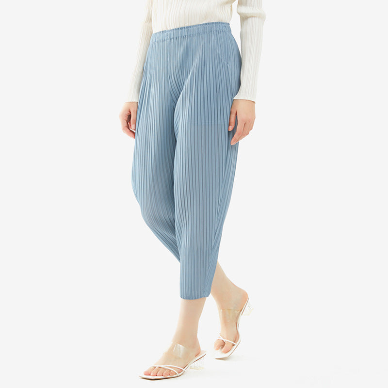 Simple Casual Pants Draping Women's Simple and Breathable Casual Pants Women's Pants plus Size Harem Pants