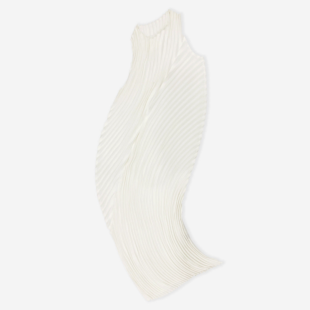 Irregular Dress Women's French Style Slim Fit Inner Wear Sleeveless Dress