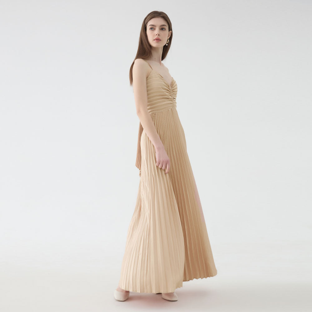 French Backless Ladies' Evening Dress Slip Dress for Women Light Luxury Minority Banquet Dress