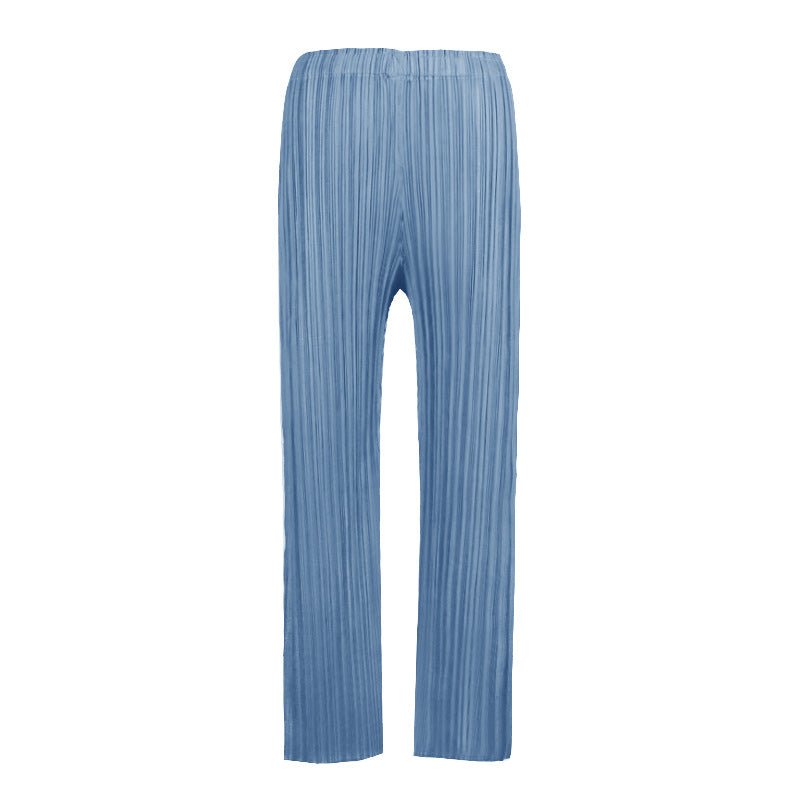 Pleated Comfortable Slim Fit Slimming Tapered Casual Pants Pencil Pants All-Matching Pants