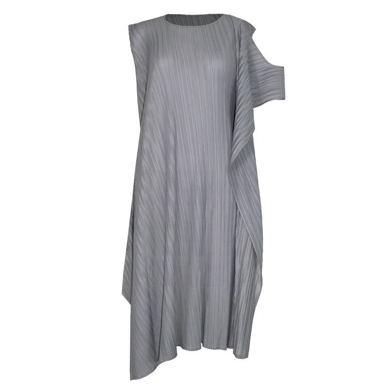 Irregular Skirt Dress Women's Summer Sense Slim Fit Bottoming Skirt