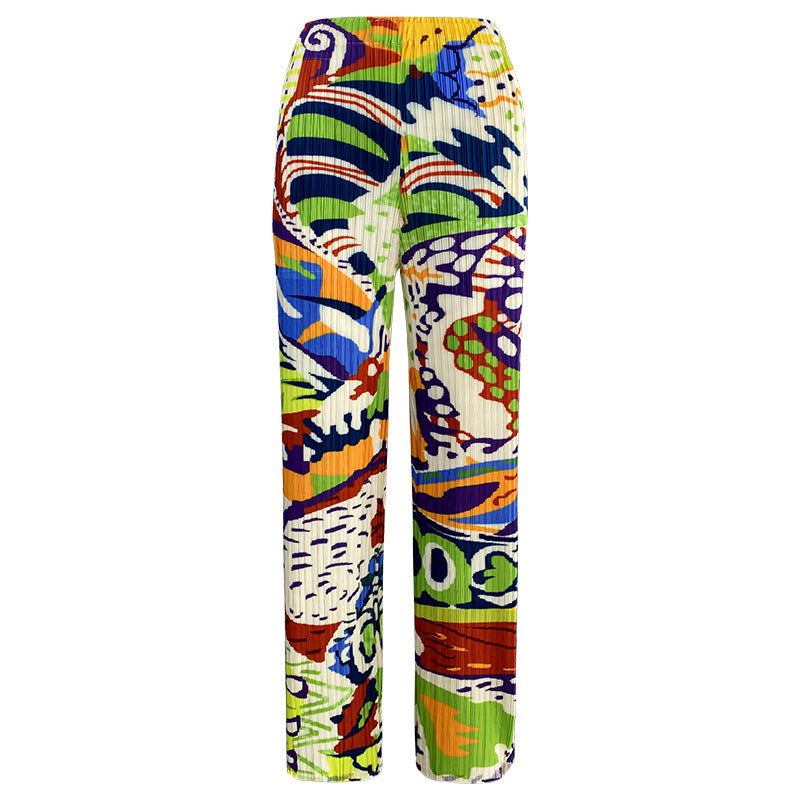 Clothing Painted Classic Style Long-Sleeve Suit Female Loose Two-Piece Suit Fashion