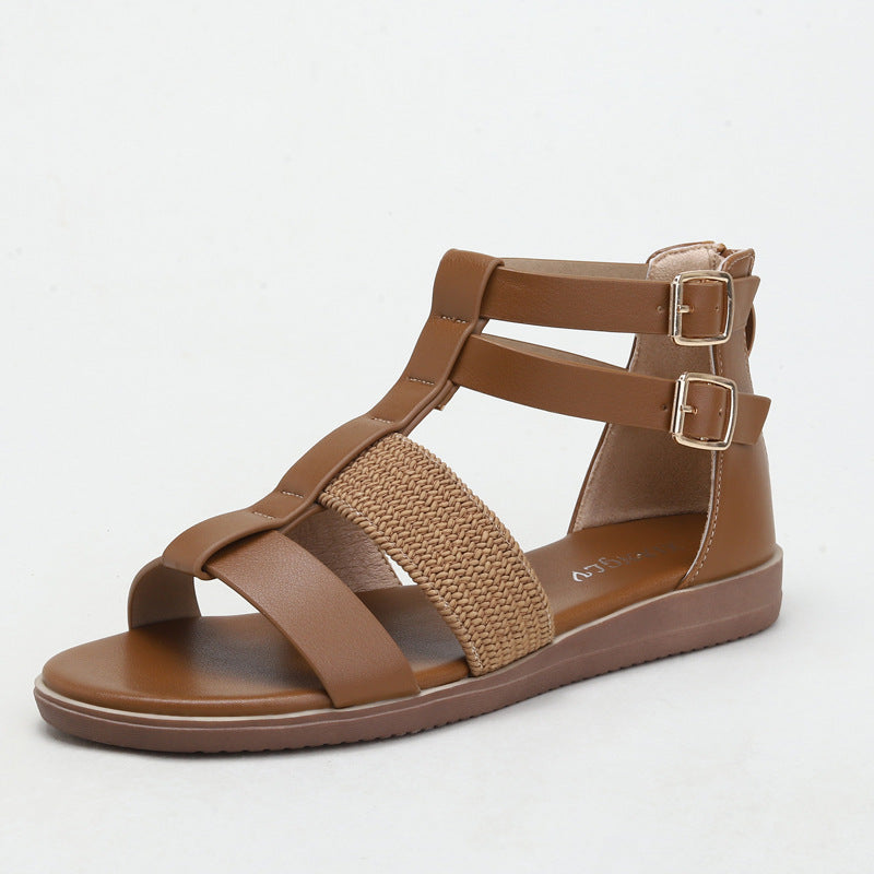 Flat Sandals Women's Beach Roman Sandals Women's Casual