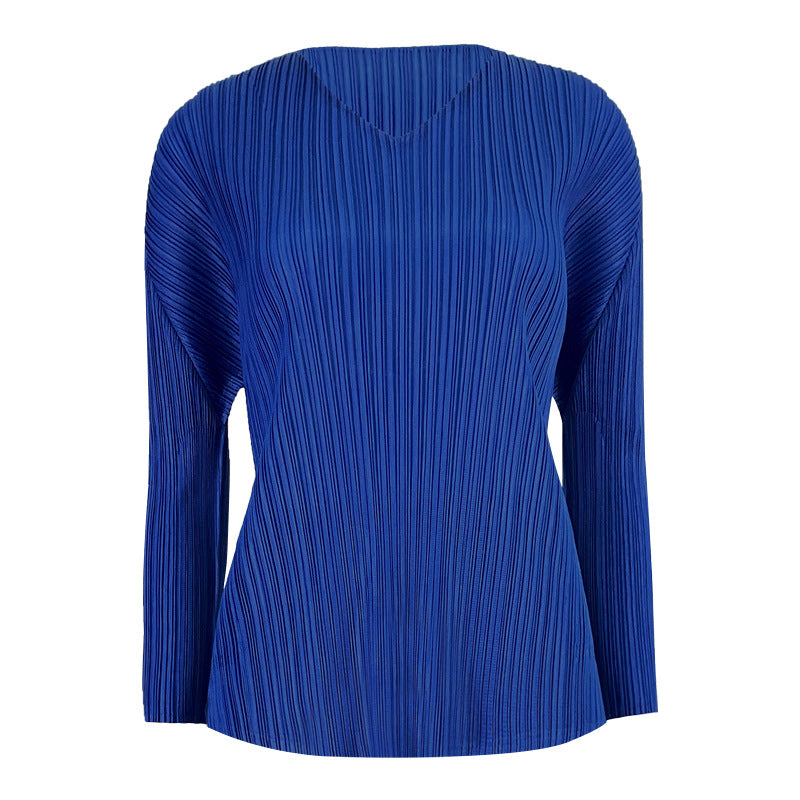 Simple Loose Swing Dress Suit Commuter Long Sleeve Two-Piece Set