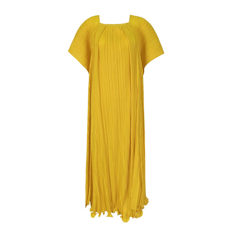 Waist-Tight Slimming Elegant Long Dress Heavy Industry Fake Two-Piece Ribbon Level Sense Dress Female