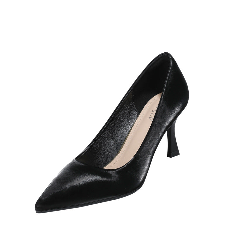 Fashionable Stylish Pointed Toe Pumps Professional Heel Shoes Commuter Not Tired Feet