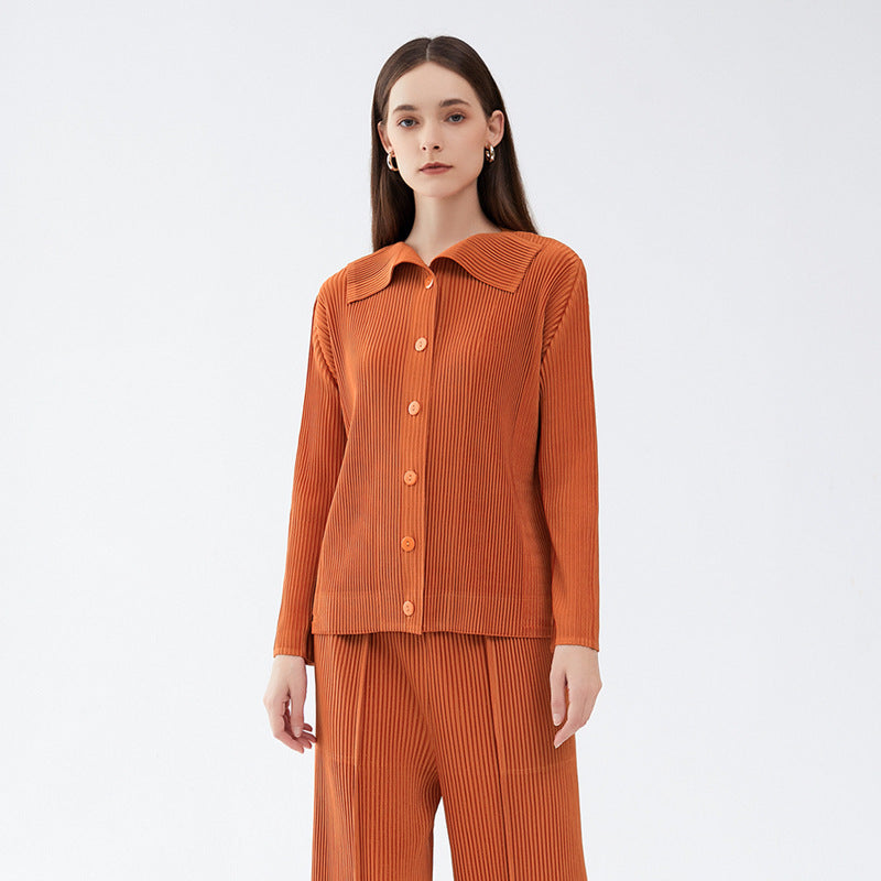 Suit Women's Two-Piece Suit Slim Jacket Women's Baggy Straight Trousers Suit