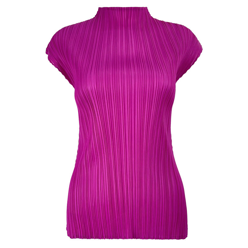 T-shirt Women's Slim Top Comfortable Basic Style Flying Sleeves Bottoming Top