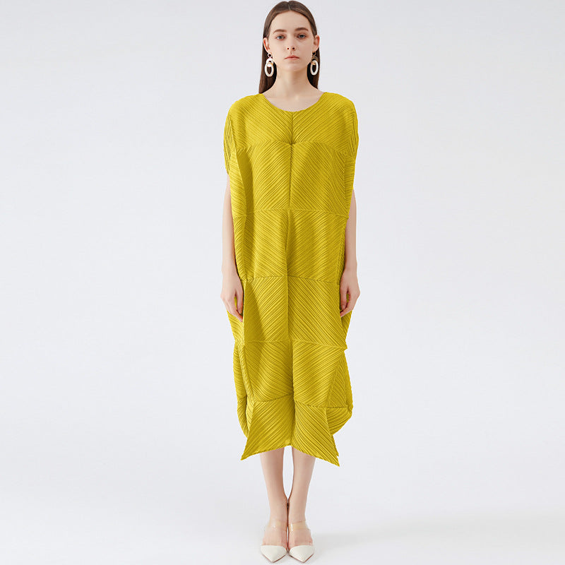 Yellow Chiffon Dress Mid-Length Fairy Skirt Spring Clothing