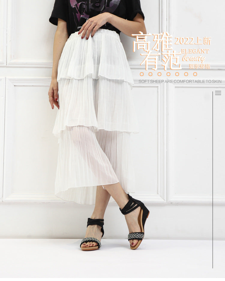 [Sold out on Short in Size Clearance] Rhinestone Sandals Roman Shoes with Sandals Women's Wedge Fashion Sandals