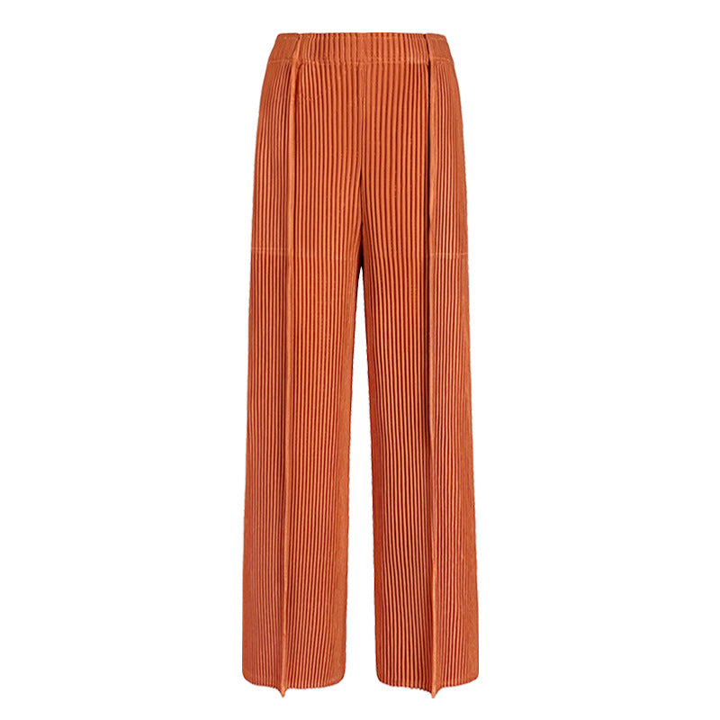 Suit Women's Two-Piece Suit Slim Jacket Women's Baggy Straight Trousers Suit