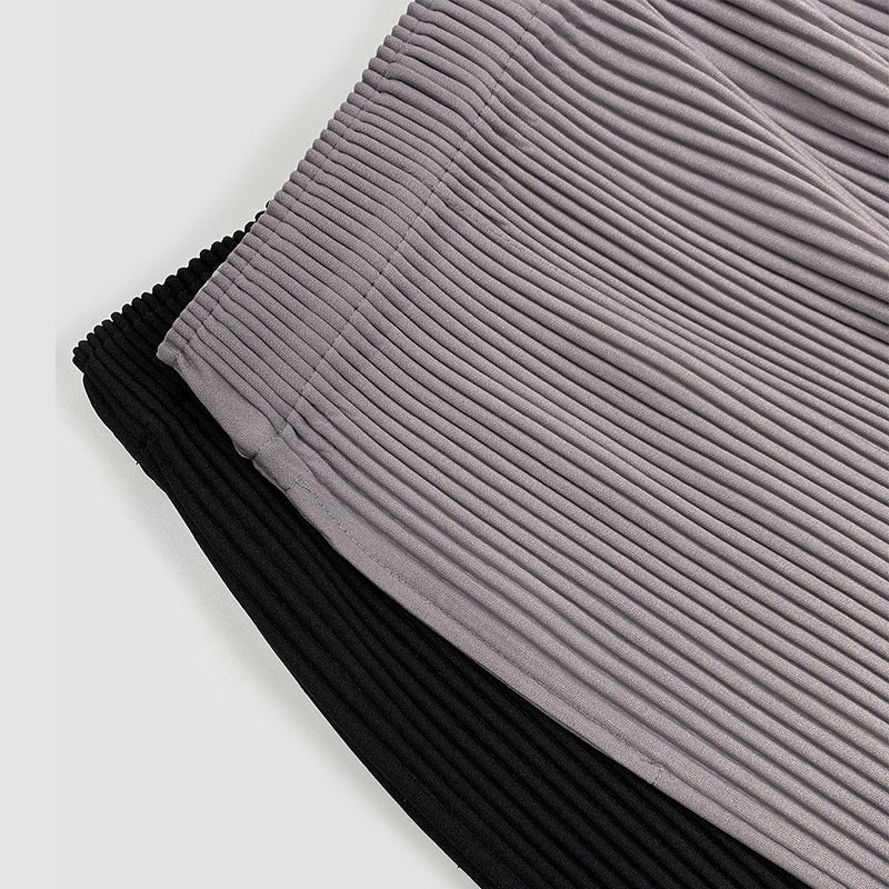 Waist Slit Office Lady Skirt Pure Color All-Matching Winter Solid Skirt Women