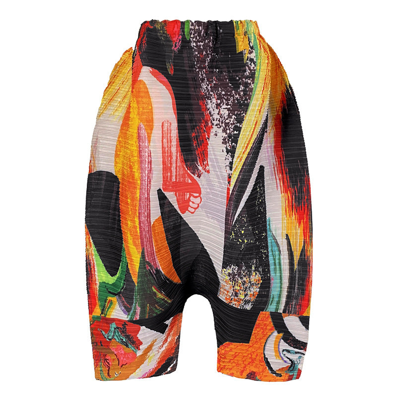 Top and Skirt Two-Piece Set, Pleated Summer Dress Women