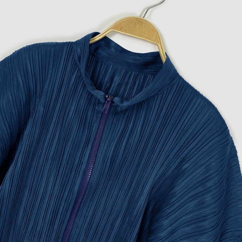 Women's Coat Long Sleeve Zipper Loose Casual Lantern Sleeve Shirt South Oil