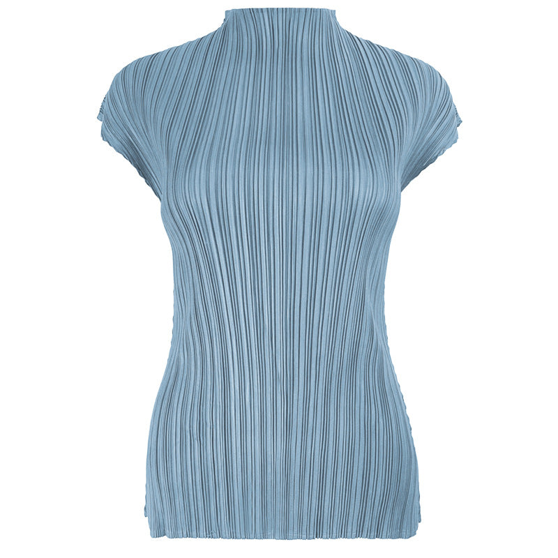 T-shirt Women's Slim Top Comfortable Basic Style Flying Sleeves Bottoming Top