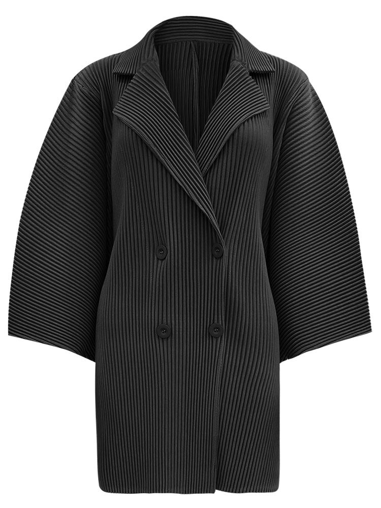 Suit Collar Thickened Coat Female Suit Two-Piece Solid Color Casual Tassel Skirt